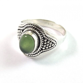 Top design nephrite jade 925 sterling silver ring jewellery