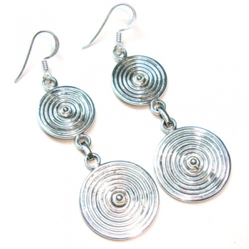 925 sterling silver handcrafted high fashion dangle earrings