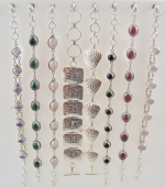 Wholesale silver gemstone bracelet jewellery